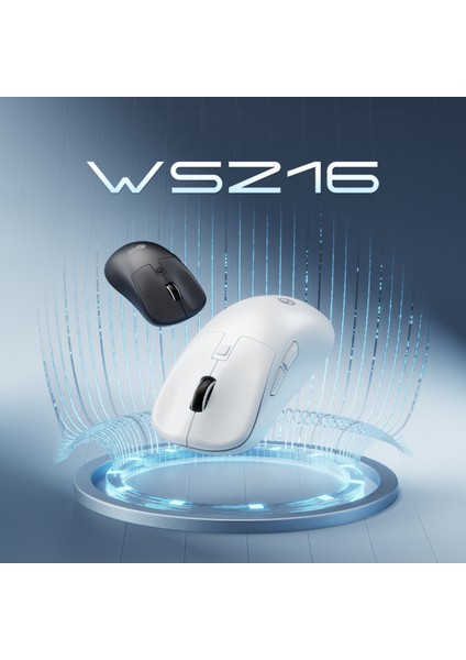 WS216 Kablosuz 1600DPI 7 Tuşlu Optik Mouse Siyah