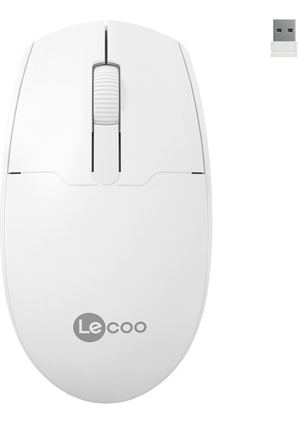 WS204 Kablosuz 1200DPI 3 Tuşlu Optik Mouse Beyaz