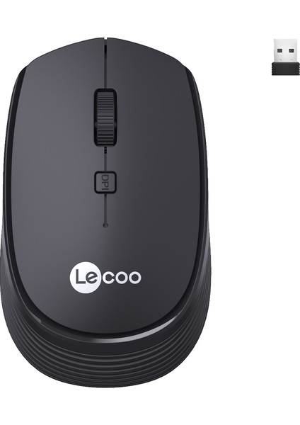 WS202 Kablosuz 1200DPI 4 Tuşlu Optik Mouse Siyah