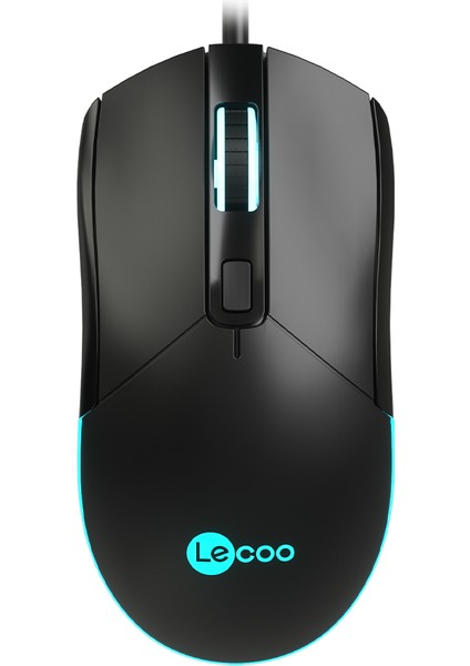 MS120 USB Kablolu 2400DPI 4 Tuşlu RGB LED Aydınlatmalı Optik Gaming Optik Mouse Siyah