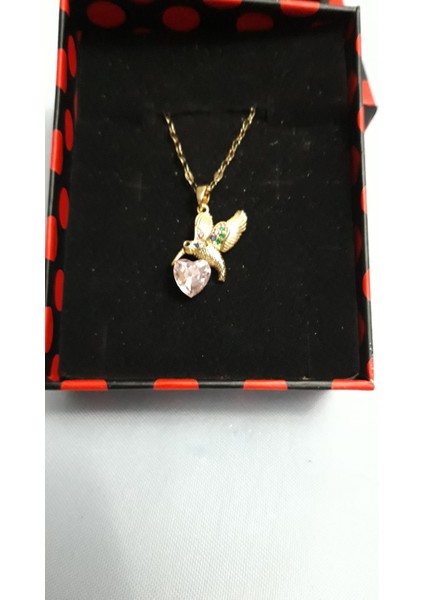 Modern ve Şık Altın Renk Kalpli Kolye fiyatları