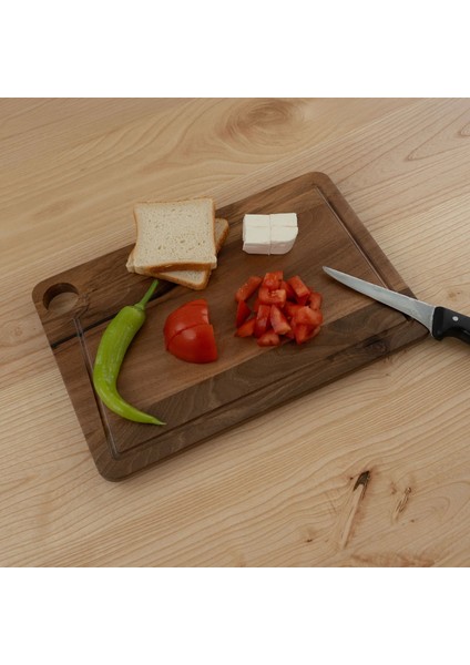 Ahşap Dikdörtgen Kesme & Sunum Tahtası fiyatları