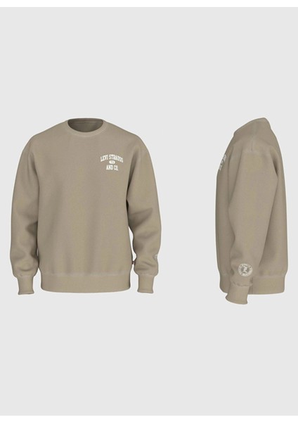 Erkek Standart Baskılı Sweatshirt - A2826-0024