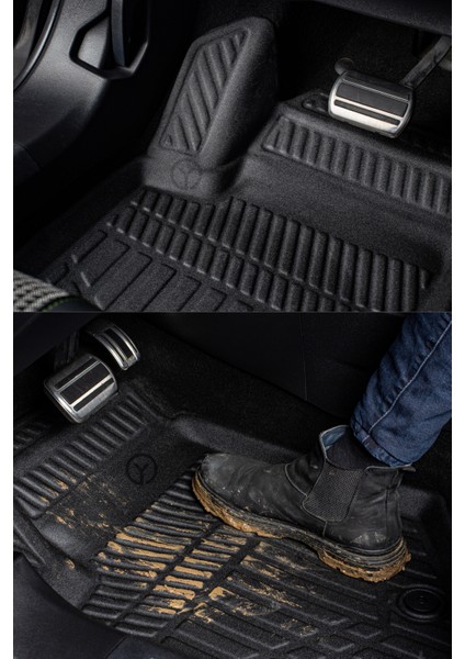 Seat Leon 2005-2012 Model 4d Joker Mavi Havuzlu Paspas