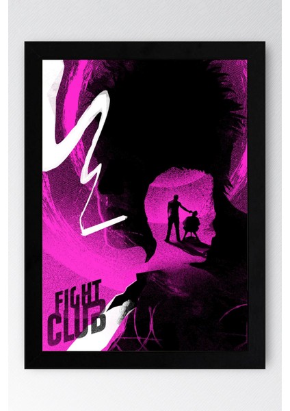 Fight Club Çerçeveli Tablo - Dövüş Kulübü Film Posteri Tablo