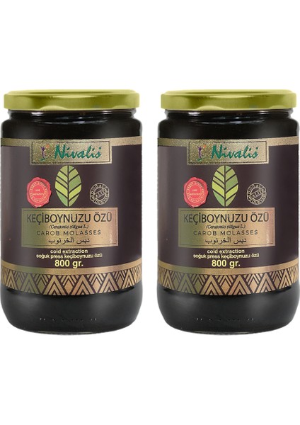 Keçiboynuzu Özü 800 gr x 2 Adet