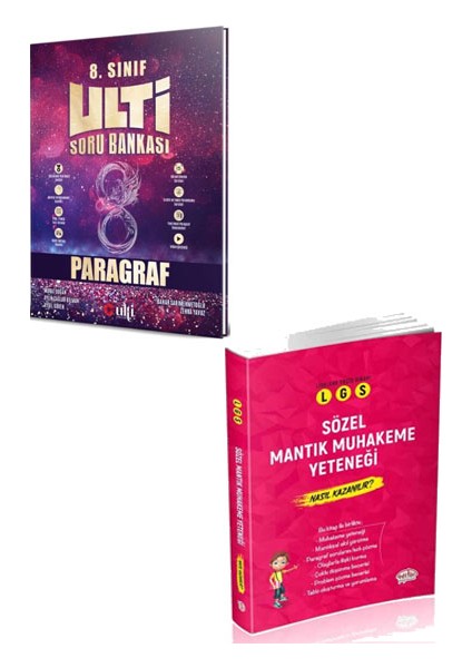 8. Sınıf LGS Paragraf Soru Bankası – Editör Yayınları LGS Sözel Mantık Muhakeme Yeteneği Nasıl Kazanılır?