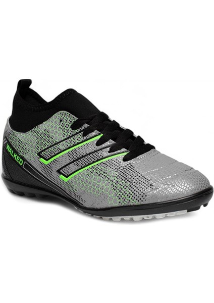 107-25 Halı Saha Krampon Gümüş Siyah 36-39