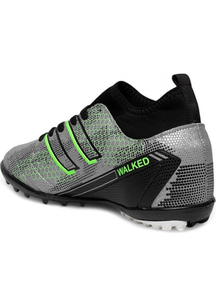 107-25 Halı Saha Krampon Gümüş Siyah 36-39 modelleri