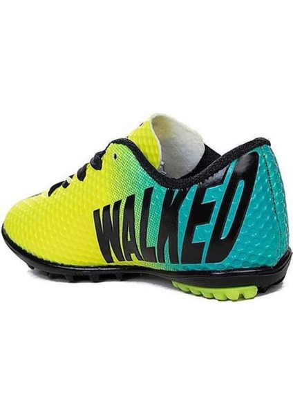 401-25 Çocuk Halı Saha Krampon Sarı Turkuaz 31-35 modelleri