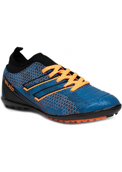 107-25 Halı Saha Krampon Mavi Turuncu 36-39