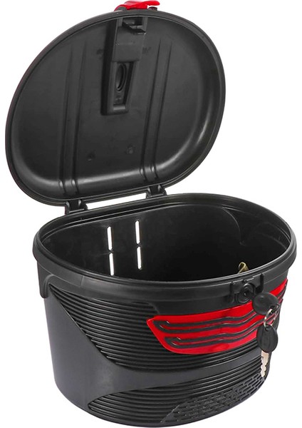 M365 Katlanabilir Elektrikli Scooter Için Kilitli Ön Sepet (Yurt Dışından)