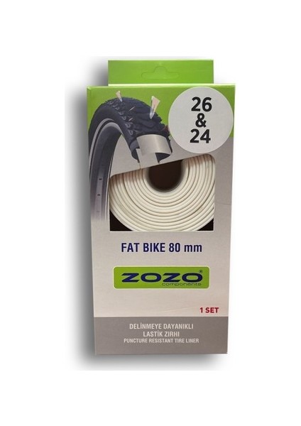 20 Fatbike Bisiklet Delinmeye Dayanıklı Lastik Zırhı
