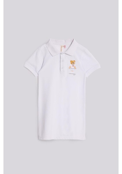 Bg Store Kız Çocuk Beyaz Elbise