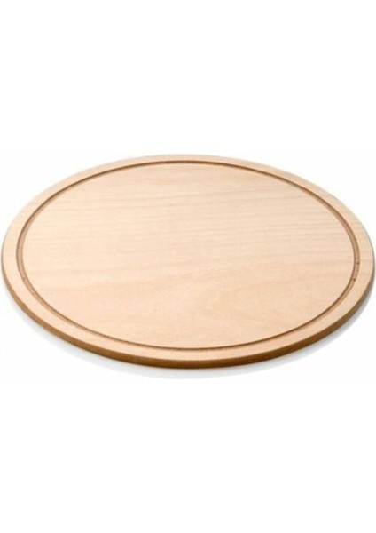Ahşap Pizza Tabağı Tahtası Pizza Altlığı 28 Cm