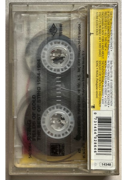 Sting Fields of Gold the Best Of Sting 1984 - 1994 Kaset