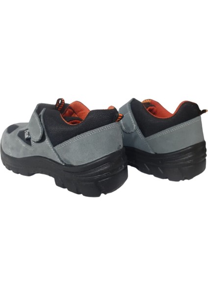 Çiğdem Eldi-Iş Güvenliği-Çelik Burun Ayakkabı - Gri-Turuncu - 46 fiyatları