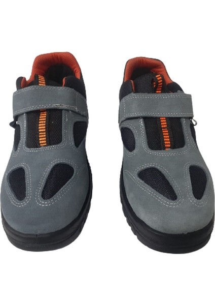 Çiğdem Eldi-Iş Güvenliği-Çelik Burun Ayakkabı - Gri-Turuncu - 46 modelleri