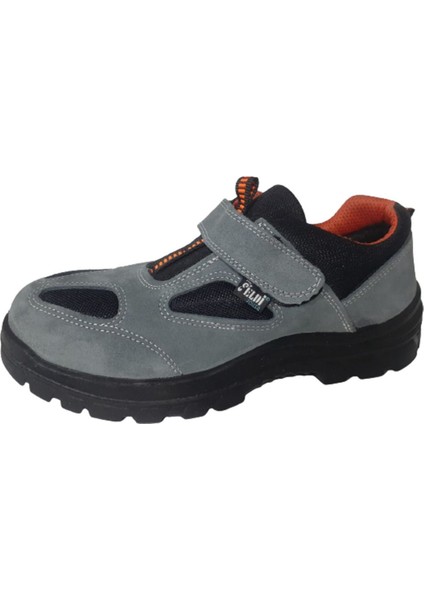 Çiğdem Eldi-Iş Güvenliği-Çelik Burun Ayakkabı - Gri-Turuncu - 46 indirimleri