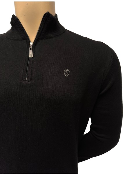 Erkek Kazak Fermuarlı Yarım Balıkçı Basıc fiyatları