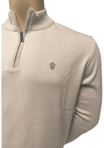 Erkek Kazak Fermuarlı Yarım Balıkçı Basıc fiyatları