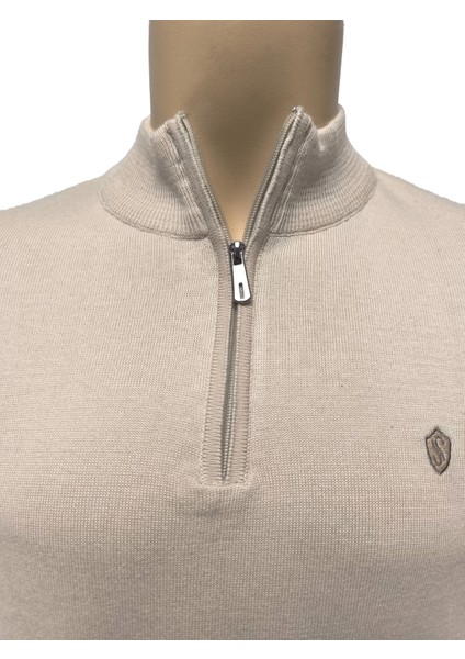 Erkek Kazak Fermuarlı Yarım Balıkçı Basıc modelleri