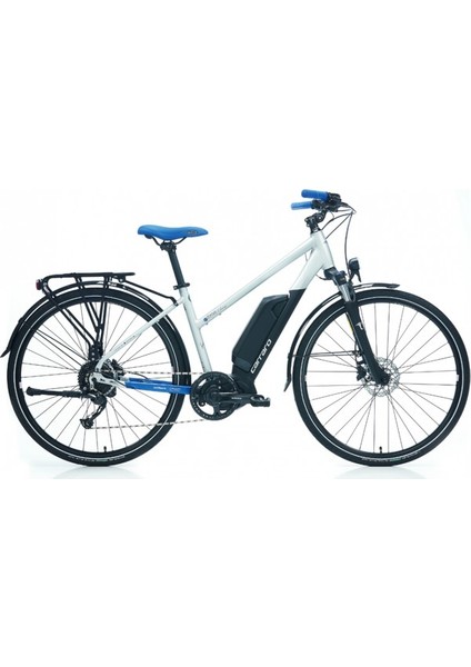 E-Tıme Venüs Elektrikli Şehir Bisikleti 28" 9-V Hd Mat Gümüş 43CM