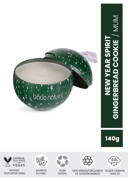 New Year Spirit Gingerbread Cookie Soya Mumu 140 gr
