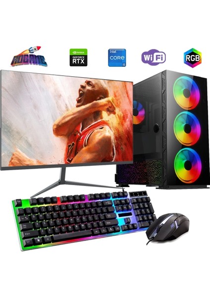 I5 12400F 32GB Ddr4 1tb M2 8gb RTX3050 27" 165Hz Mon. Oyun Bilgisayarı