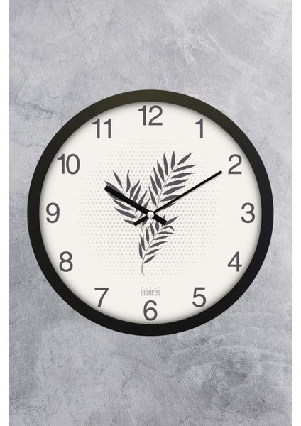 30 cm Gerçek Cam Sessiz Mekanizma Duvar Saati