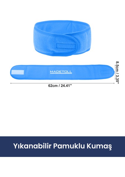 Saç Bandı Makyaj ve Cilt Bakım Cırtcırtlı Havlu Bant