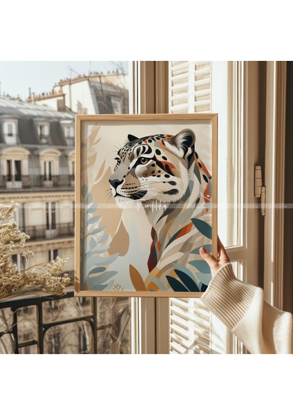 Vahşi Doğa Temalı 3'lü Ahşap Çerçeveli Tablo Seti 21 x 30