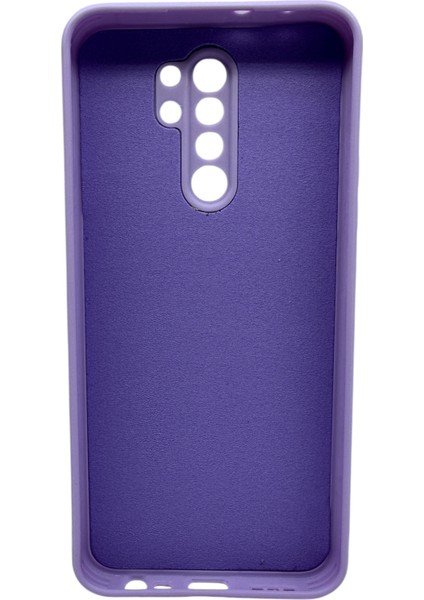 Xiaomi Redmi 9 Uyumlu Mor Lansman Içi Kadife Silikon Kılıf