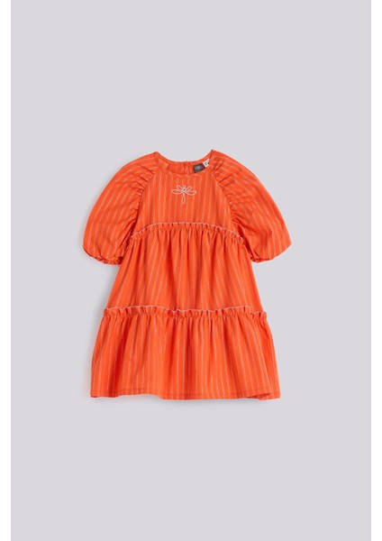 Bg Store Kız Çocuk Kırmızı Elbise