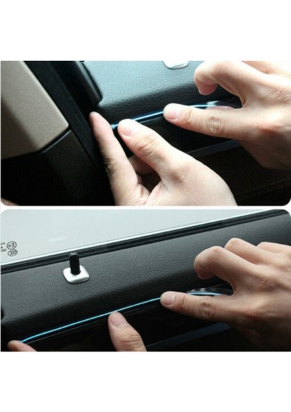 Araç Içi Torpido Ledi Şerit LED Ip LED Neon Yeşil 3 Metre fırsatları