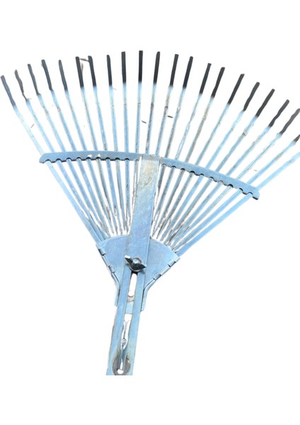 Çim Tırmığı Ayarlı Metal Kobra Co 003 Galvenizli Sapsız