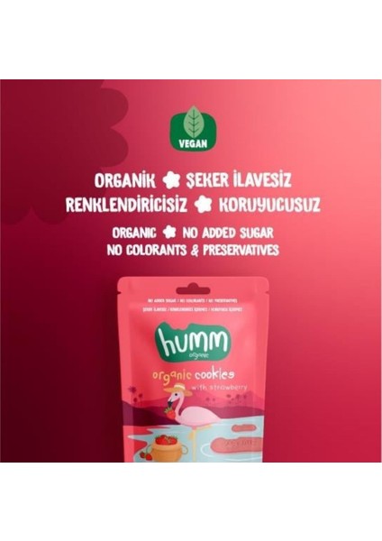 Organik Çilekli Kurabiye 3 x 55 gr fiyatları