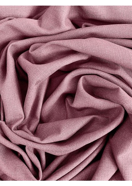 Alaska Keten Fon Perde Gülkurusu Tek Kanat (Pilesiz) indirimleri