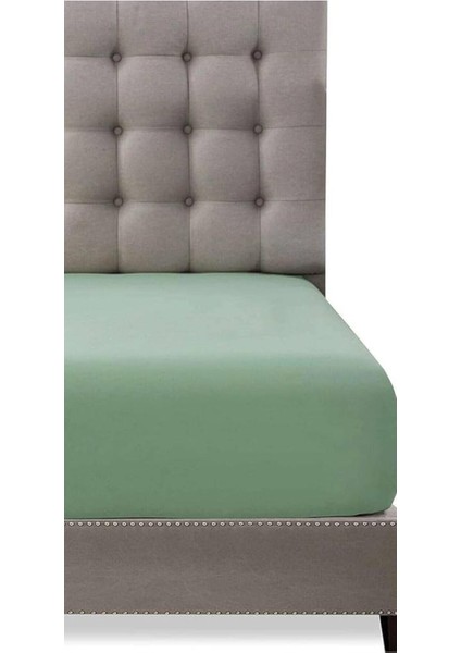 %100 Cotton (Pamuk) 150X240 cm Tek Kişilik Mint Düz Çarşaf fiyatları
