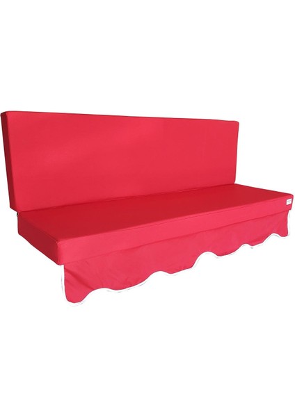 Aqua Salıncak Minderi Su Geçirmez Kumaş Gri Sünger Fermuarlı Set-Salıncak Kırmızı fırsatları