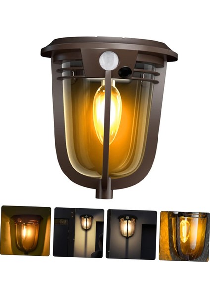 Güneş Enerjili Hareket Sensörlü, Cob Led Duvar Aplik / GT-SL18