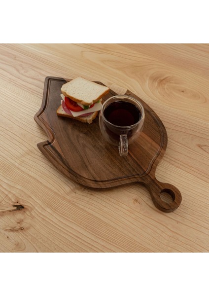 Ahşap Yaprak Kesme & Sunum Tahtası