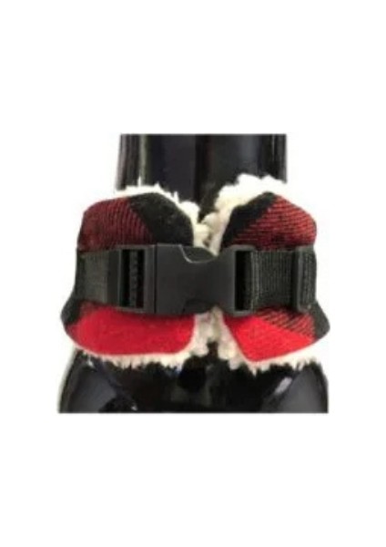 Kedi & Köpekler Için Kırmızı ve Bordo Oduncu Yeleği - Çevresi Peluş Oduncu Yeleği fırsatları