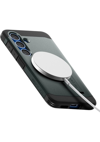 Galaxy S25 Plus Kılıf Tough Armor AI MagFit özellikli Abyss Green - ACS08989 indirimleri