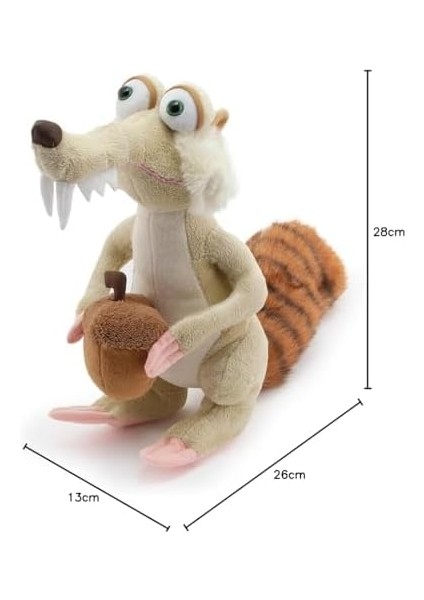 Age Scrat Peluş Figür Peluş Oyuncak, 28CM