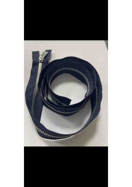 85 cm 1 Adet Parlak Gümüş Diş 5 No Metal Separe Fermuar Lacivert Renk modelleri