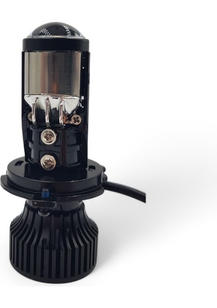 H4 Mini LED Xenon Kendinden Mercekli 18000LM 40WALTT 6000K Beyaz