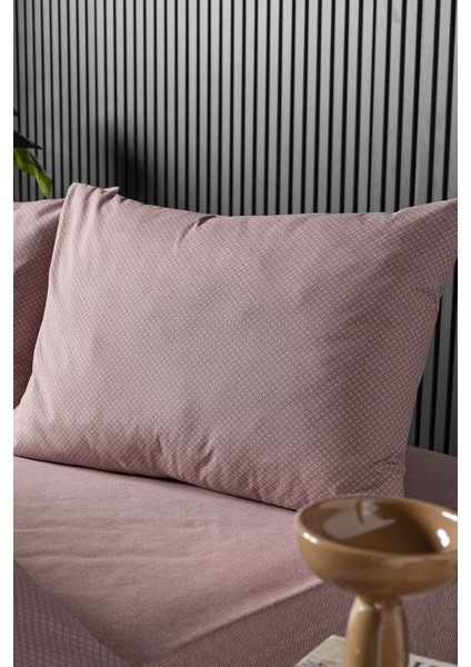 Pure Touch Nevresim Takımı Çift Kişillik Gül Kurusu