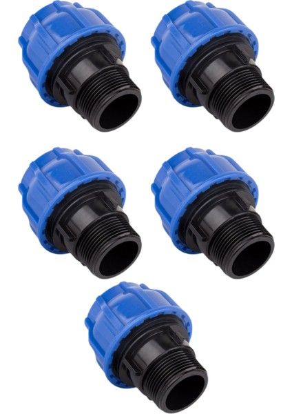Kaplin Boru Bağlantı Erkek Adaptör 32X1" - 5 Adet