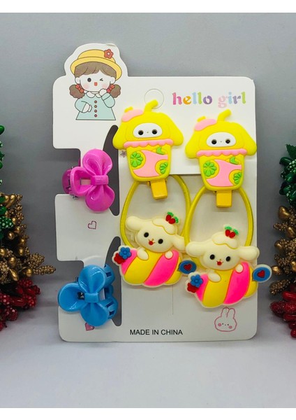 Sanrıo 6'lı Saç Toka Seti Kuromi - Hello Kitty Bebek ve Çocuk Saç Tokası Aksesuarı fiyatları